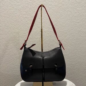 Bally Black Leather Shoulder Bag